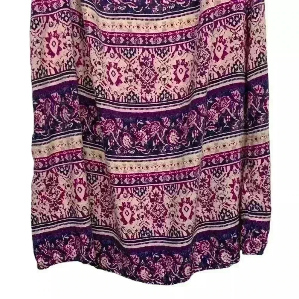 Beach Lunch Lounge Womens size M Violet Evi Dress Off The Shoulder Ruffle - Picture 3 of 7